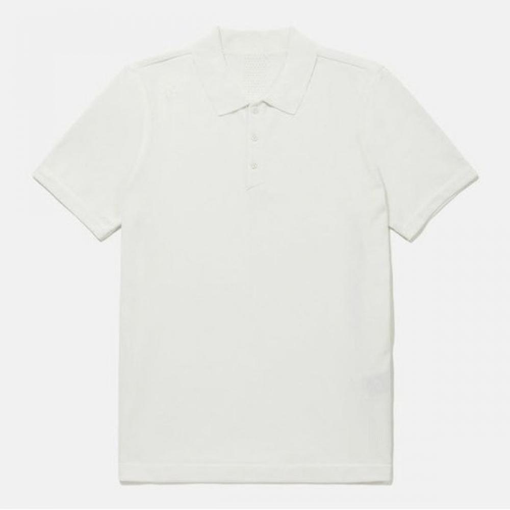 

DescenTe ShorT Sleeve Tee Cqk Sq121dps31 Crm Dualless KniT Polo T shirT Cream 100