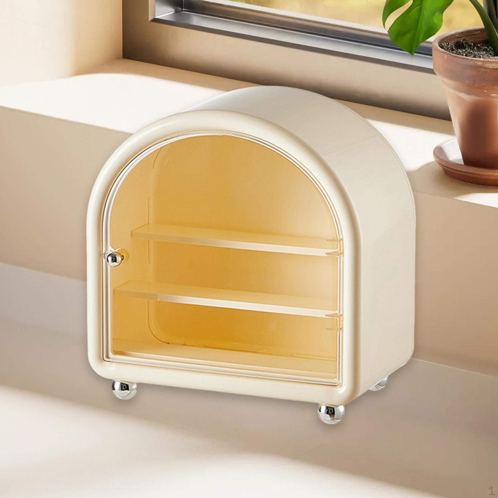 

Витрина для фигурок, шкаф-органайзер, витрина, коробка для хранения для кремовый