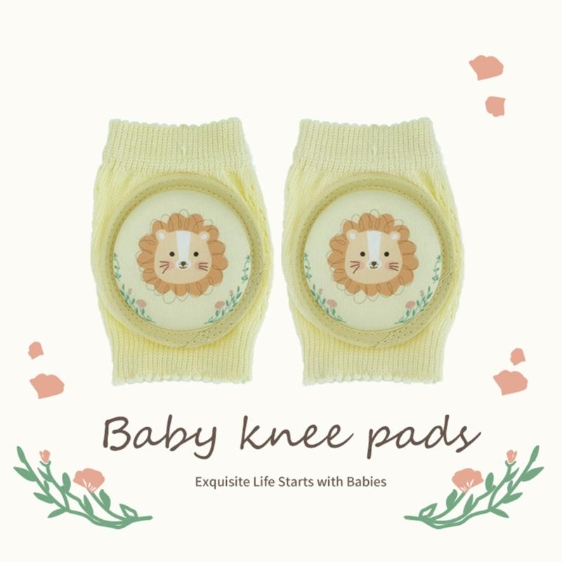 CartoonKleinkind Baby Knieschoner Elastische Krabbel Ellbogenpolster Kleinkinder Knieschützer Atmungsaktives Sicherheits-Kniepolster