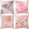 New Pink Pillow Feather Pillow Cover Home Sofa Bed Head Pillow Cover Cushion Cushion Cover