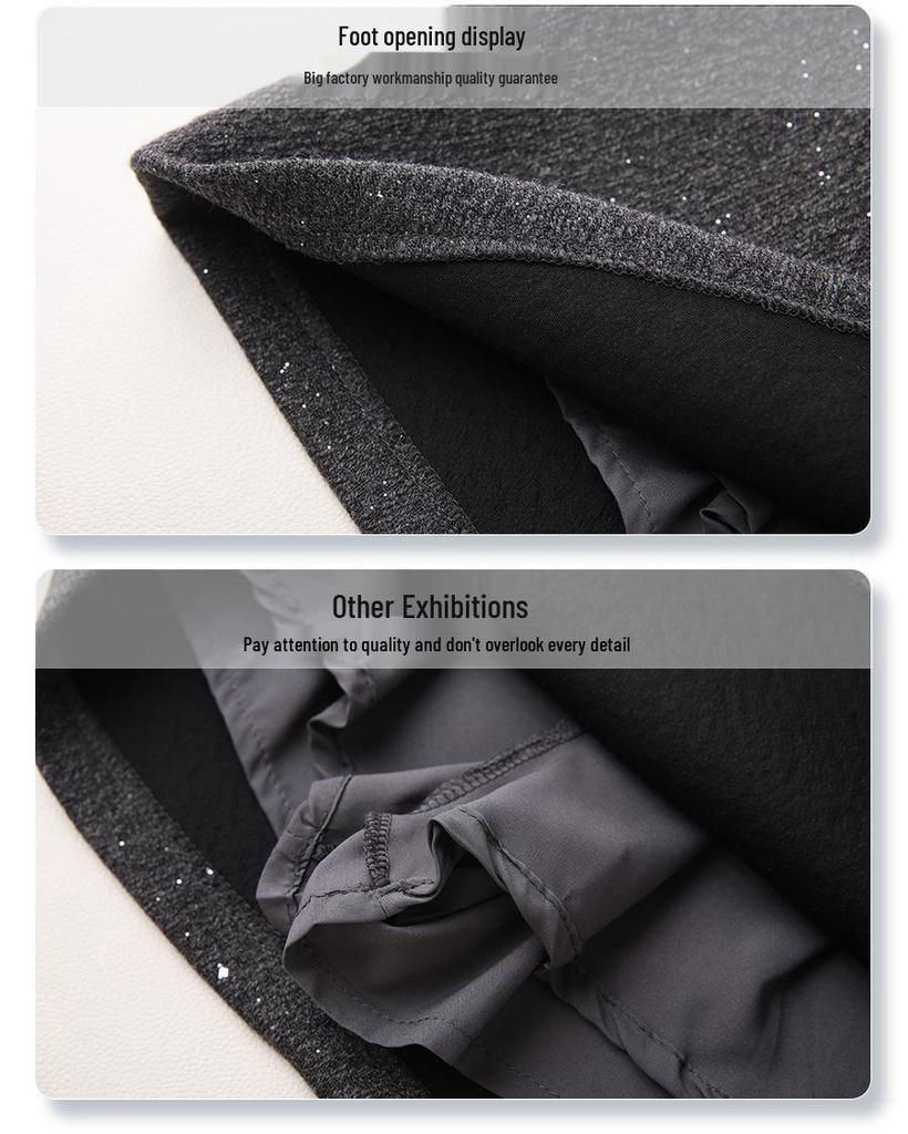 Women's Gray Wool Midi Skirt - High Waist, Slimming A-Line