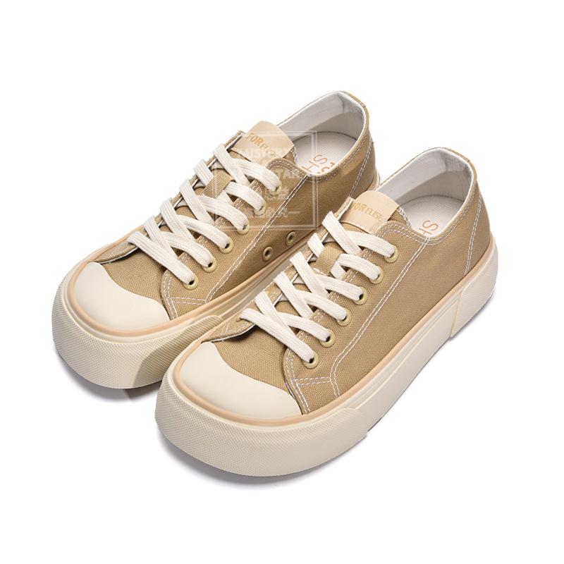 New hot-selling new platform mango head canvas shoes 1306