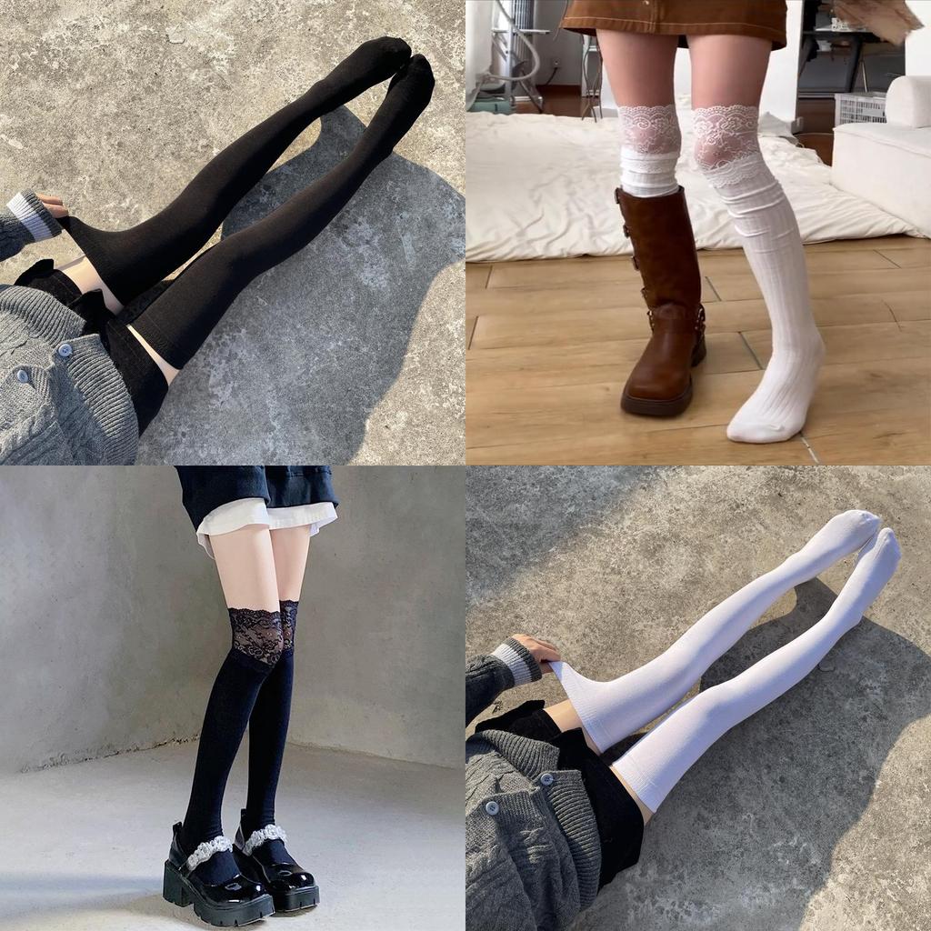 Overtheknee Lace Stockings For Women Spring Autumn Breathable Thigh Highs For Fashion Style