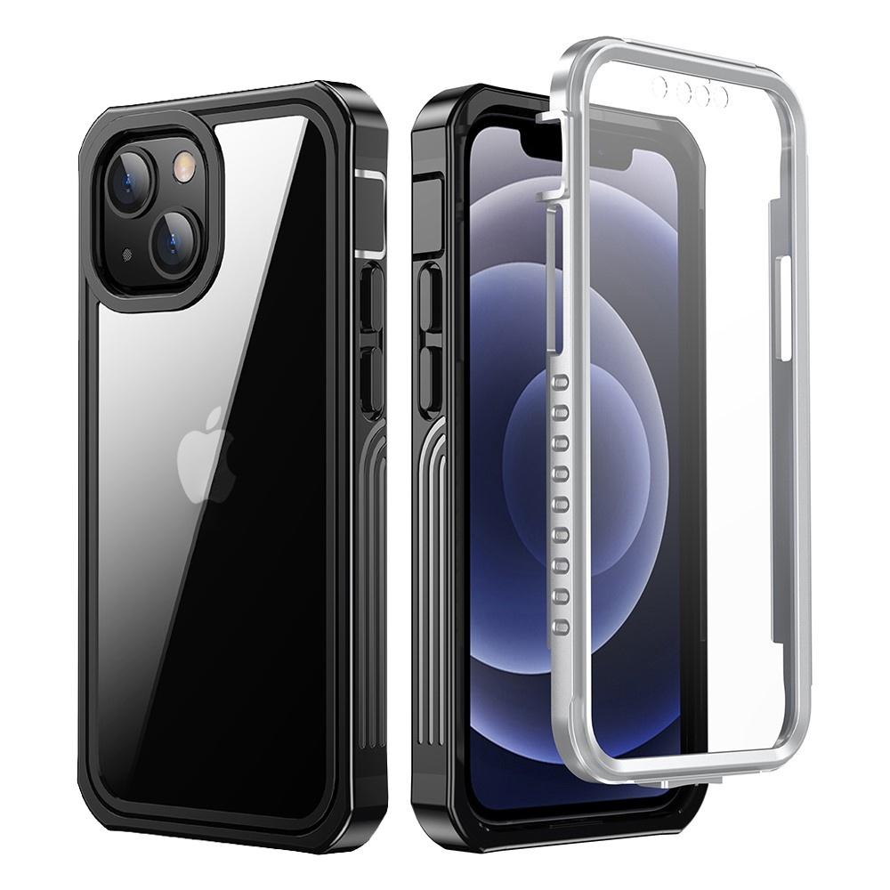 Shockproof iPhone 13 Case with Film, Black