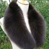 Natural Raccoon Fur Collar Scarf Genuine Fur Scarves Shawl Neck Warmer Fur Square Collar Women Long Scarf Winter Fox Fur Collar