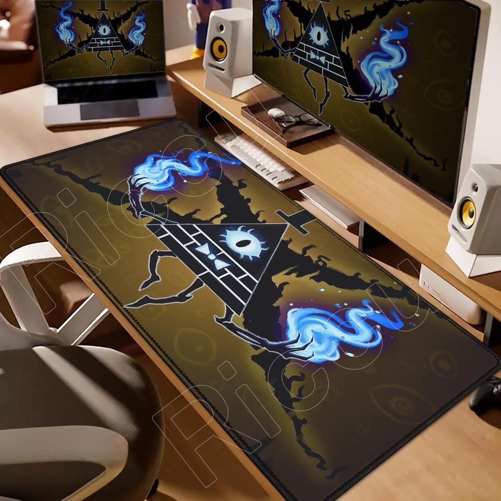 New HD Printing Anime Desk Mat Non-slip Rubber Gravity Fall Mousepad Laptop Gaming XXL Keyboard Pad Carpet Bill Cipher Mouse Pad
