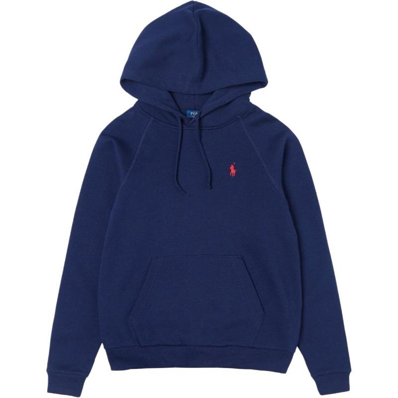Ralph Lauren Klasická fleecová mikina s kapucí a dlouhým rukávem, ležérní, dámská 211949951-004