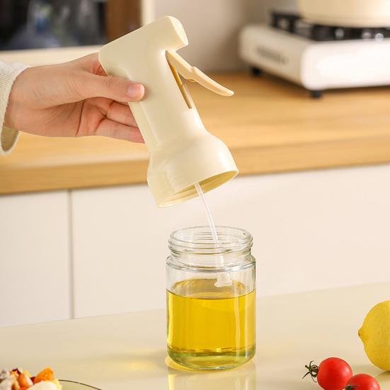 Verstellbarer Glasölzerstäuber 300ml Feiner Nebel für Heißluftfritteuse & Kochen BPA-Frei Auslaufsicher Olivenölspender Küchenhelfer für Fettarme Mahlzeiten