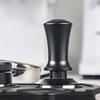 Spring Loaded Coffee Tamper 51mm/58mm Stainless Steel Flat Base with Handle