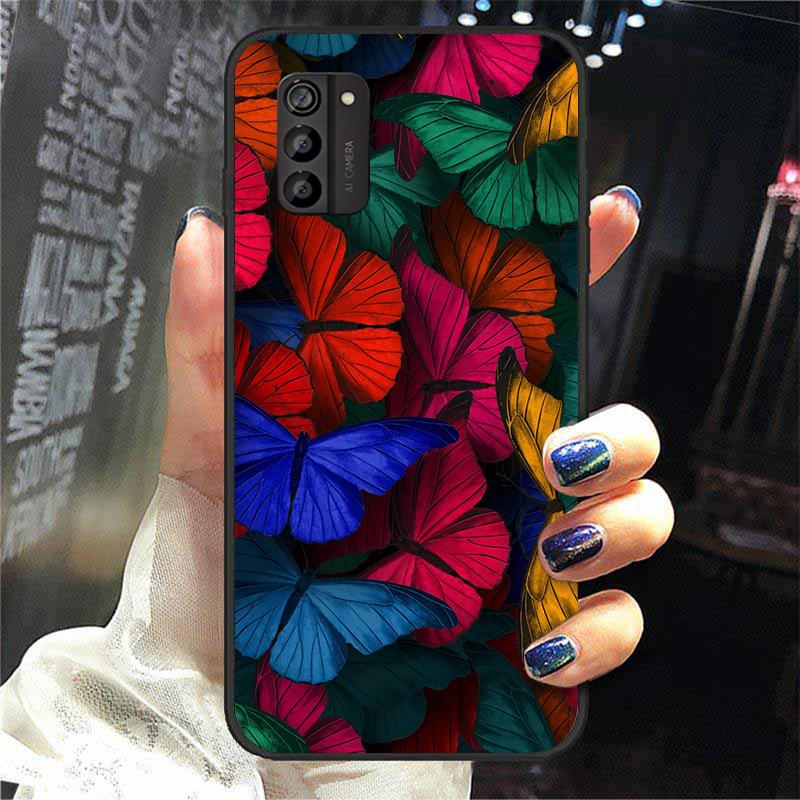 Schmetterling Handyhülle für iPhone Samsung Galaxy Redmi Xiaomi Oppo OnePlus Note SA 7 8 9 10 11 12 13 14 20 21 22 23 53 54 Pro Max Plus Ultra TPU Soft