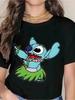 Stitch Hula Dance TShirt Unisex 3
