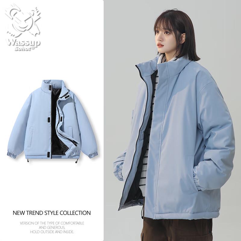 Wassup Sohot Unisex Padded Stand-Collar Winter Jacket