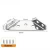 20PCS Stainless Steel Multi-functional Corner Code 90-degree Right-angle Cabinet Reinforcement Accessory Three-sided Fixator