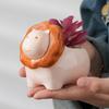 Cartoon Animal Ceramic Flower Pot Cute Lion Giraffe Plant Cactus Potted Home Garden Flower Vase Interior Desktop Decoration Gift