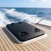 Reinforced Polymer Plastic Boat Panel Cover Featuring Simple Press Fastener For Quick Access And Installation
