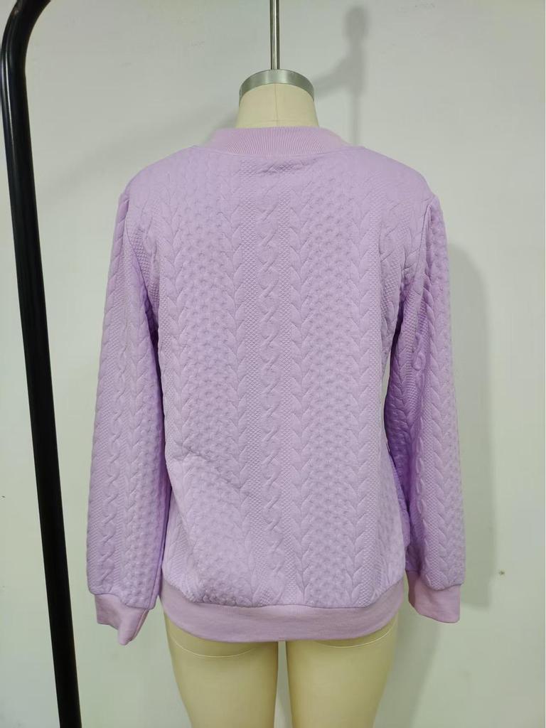 2025 Bestseller Damska Jesienno-Zimowa Jednokolorowa Dzianinowa Kurtka Rozpinana Płaszcz