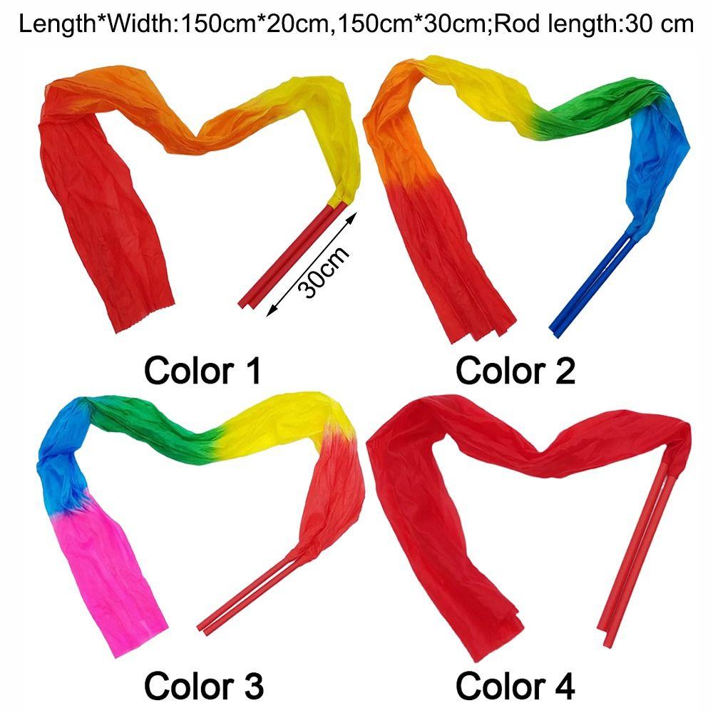 With Rod Gymnastics Ribbon Silk Dance Ribbon New Dancing Ribbons