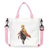 Japan Cartoon Comics Zenitsu Agatsuma Bedruckte Canvas Tasche Umhängetasche Tragetasche 7551