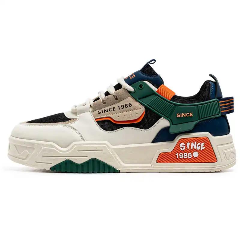 Fashion Thick Sole Autumn Men's Sneakers Shoes Flats Training & Exercise Shoes Size 32 Sports Leading Type Sapatenis 2025 Dropship