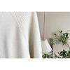 Plus Size Women Thick Hollow Out Mid Length Long Sleeve Pullover Sweater