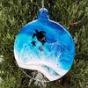 Sea Turtle Acrylic Ornaments Ocean-Themed Christmas Tree Decor Holiday Turtle Hanging Ornaments for Indoor