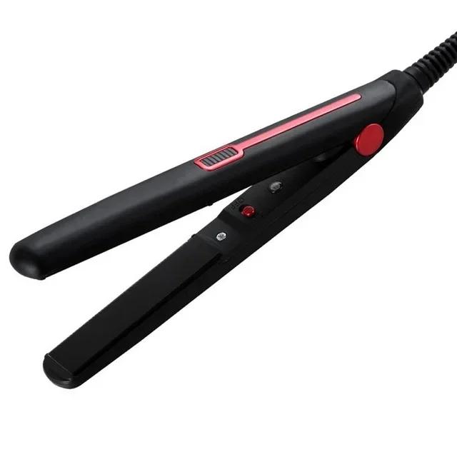 

Professional Hair Straightener Ceramic Negative Ion Hair Style Tool Fast Heating Hair Iron Curler 2 in 1 Hairdressing Appliance EU красный
