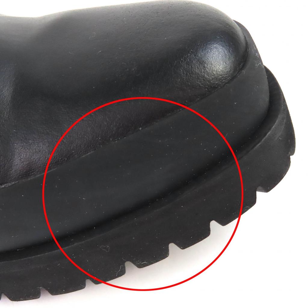 Great Stella McCartney Trace buckle strap biker boots Logo VEGEA Leather 36 Used