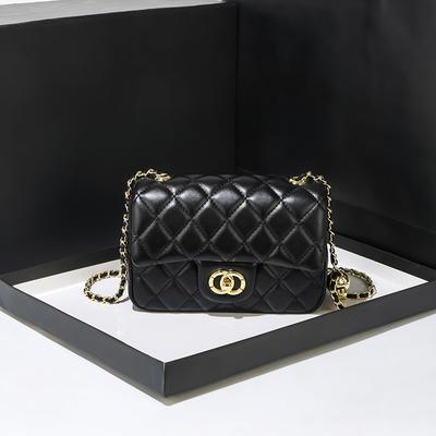 Petit Sac à Chaîne Diamant Parfum Français Sac à Épaule de Luxe Léger Sac Bandoulière Petit Sac Sac pour Femme Polyvalent Sens Haut de Gamme