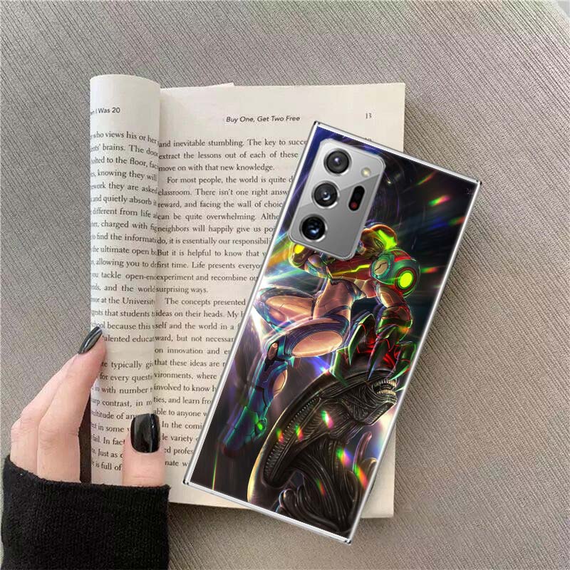 Game M-METROID Phone Case for Samsung A17 A37 A57 A54 A14 A24 A34 A07 A04S A02S A12 A22 A32 A52S A16 A26 A36 A56 A72 Galaxy Note