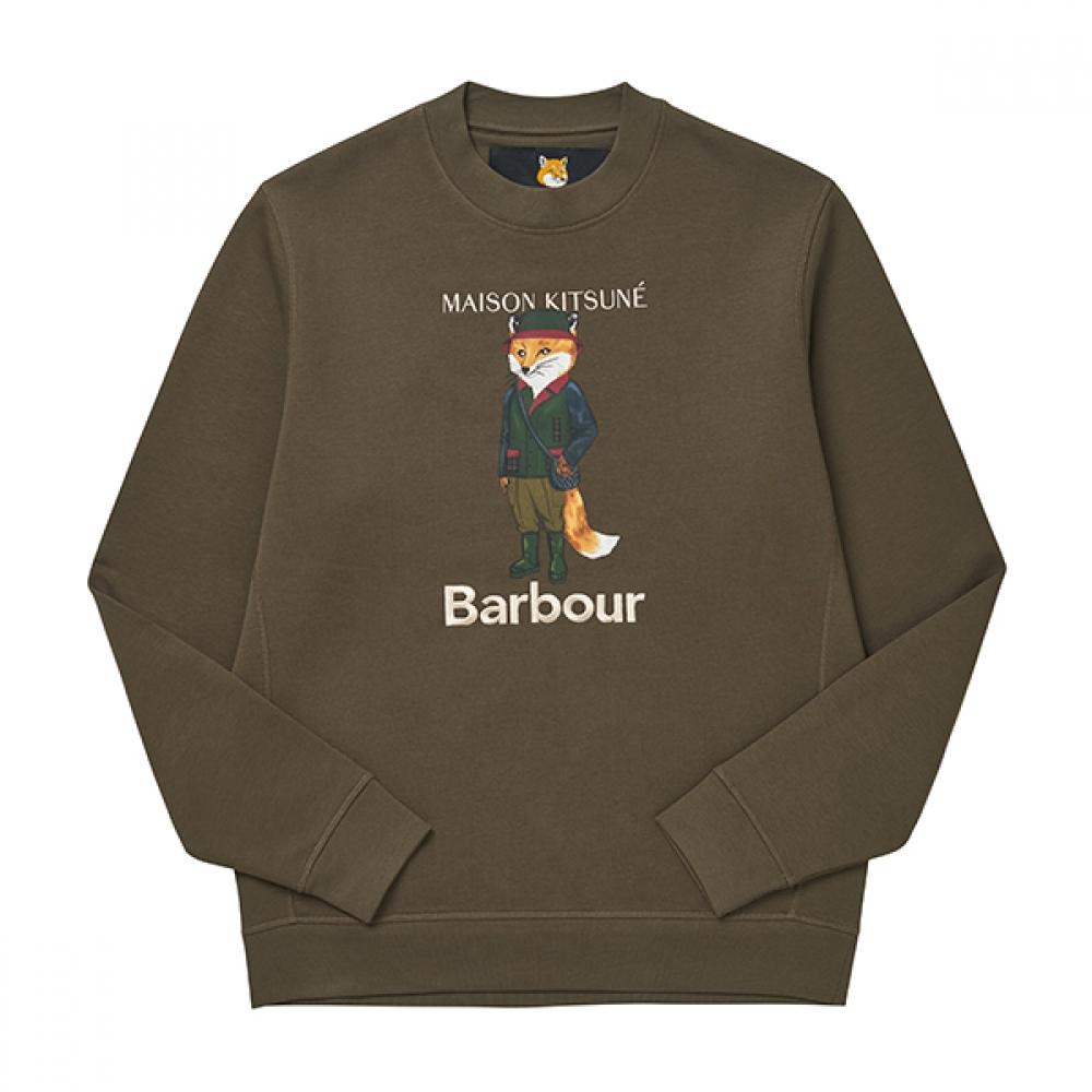 Barbour Mol0559 Mol Gn84 Barber X MaiSon KitSune Beauport foX Мужская S Толстовка MOL0559 MOL GN84 (S)