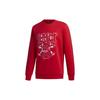 Adidas Neo Sweatshirts Men's Light Scarlet Crew Neck Moderate Regular GF7091