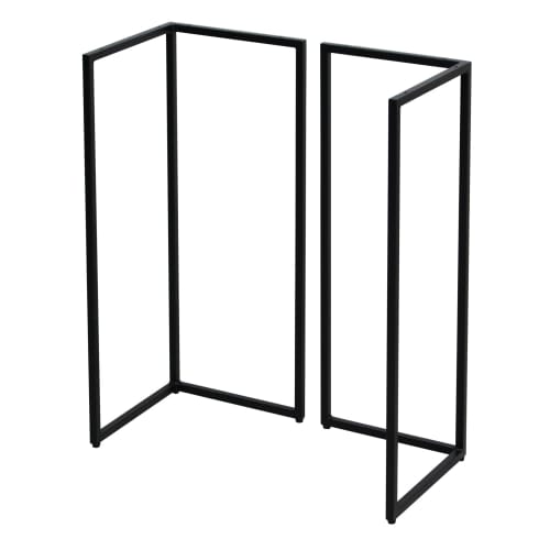 

Sunneed L-Shaped Table Legs, 3077 Black, Set of 2, 77cm High, Iron, Black, DIY, LLG-3077