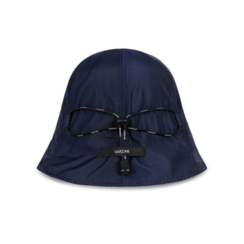VARZAR VARZAR Label String Bucket Hat Navy