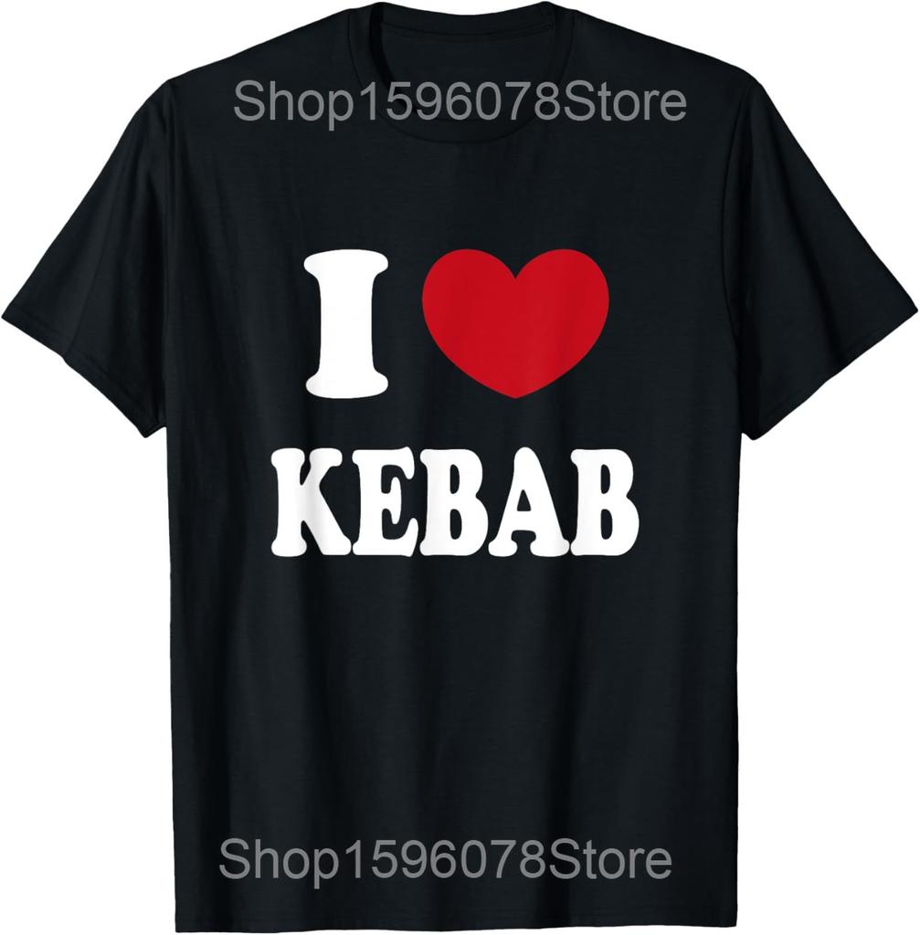 Funny Russian BBQ Eat Sleep Kebab Repeat Barbecue T Shirts Men Cotton Humor Streetwear Tee Short Sleeve Unisex Loose Clothing