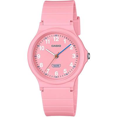 LQ-24B-4BJF [CASIO Collection] Runde Uhr aus rosa Harz, analog
