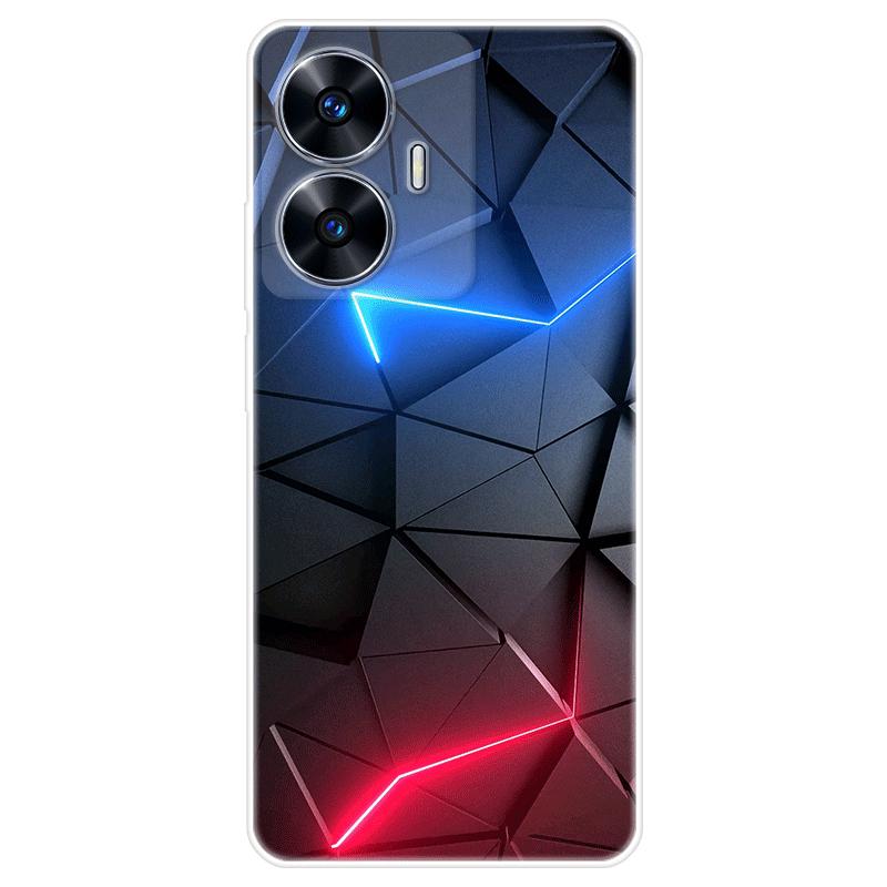 

Для Realme C55 C55 RealmeC55 RMX3710 Чехол Мягкая силиконовая задняя крышка Чехол для телефона с рисунком из мультфильма Разнообразие For Realme C55