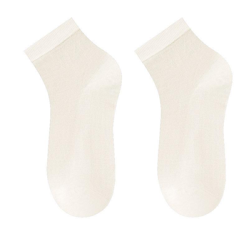 Women's Summer Thin Sweat Absorbing Breathable Moon Boneless Tube Socks