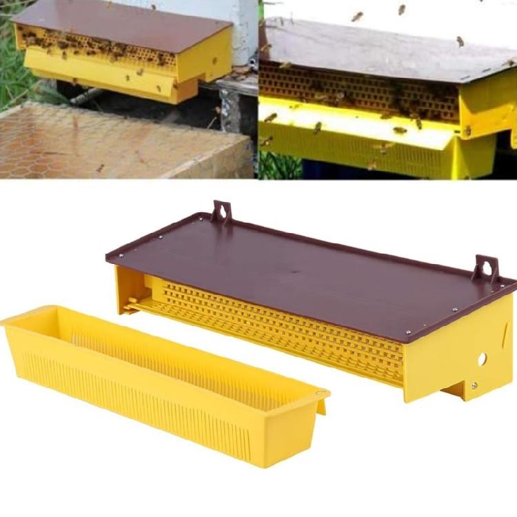 Heavy Duty Beekeeping Pollen Collector Plastic Construction Ventilated Removable Tray Easy Clean Accessory