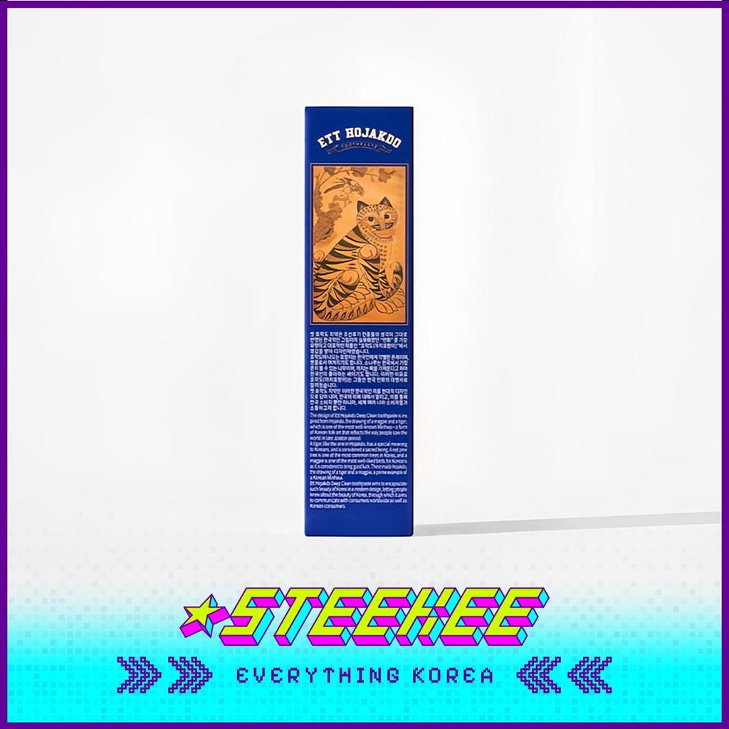 ETT HOJAKDO Tiefenreinigende Fluorid Anti-Karies Zahnpasta Tragbare Reisegröße 30g von Steekee Korea 4043