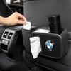Car Seat Back Trash Bin Storage Box Drink Holder Organizer Car Goods For BMW 50th E39 E46 E90 E60 F10 F11 F20 F30 M 1 3 5 Series