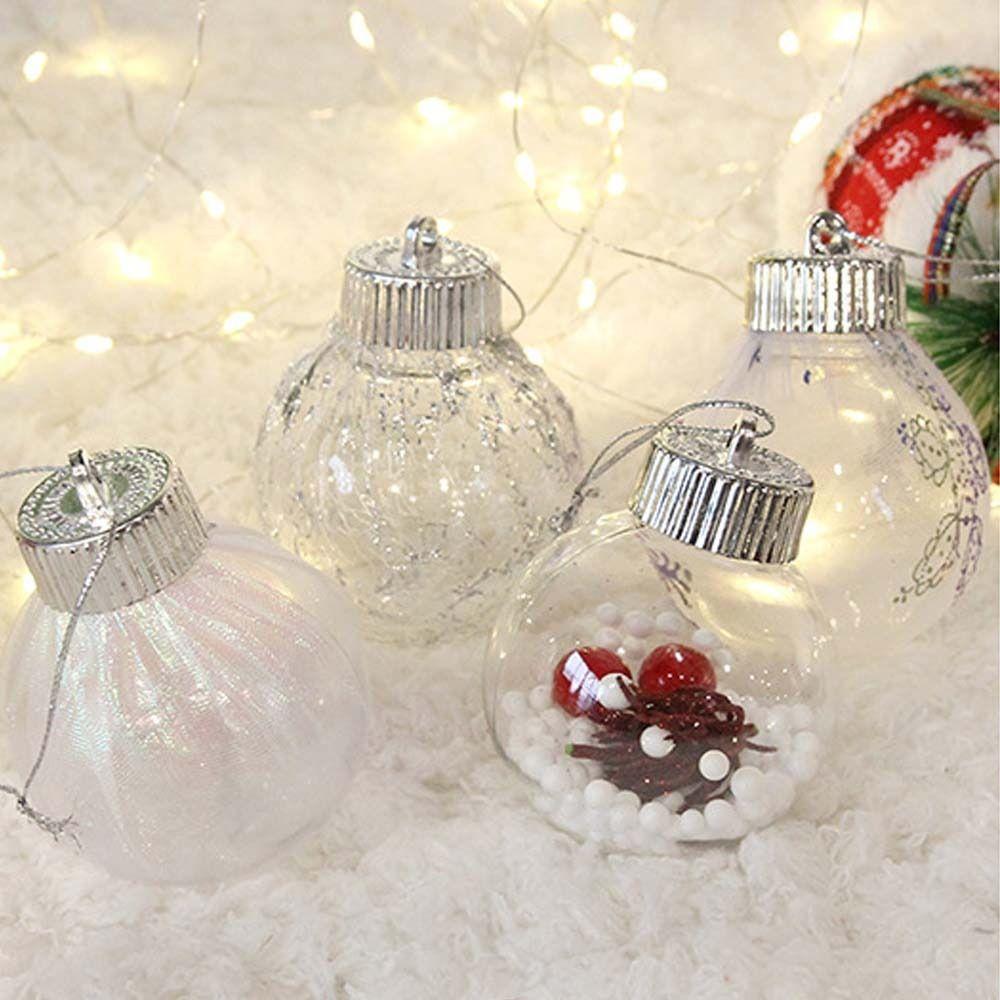 9pcs 6cm Christmas Balls Pendant Set DIY Merry Christmas Decor Xmas Tree Ornaments Holiday Festive