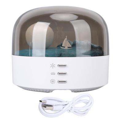 Moon Night Light with Dimming Function Rechargeable Touch Bedside Desk Lamp Portable Lamp for