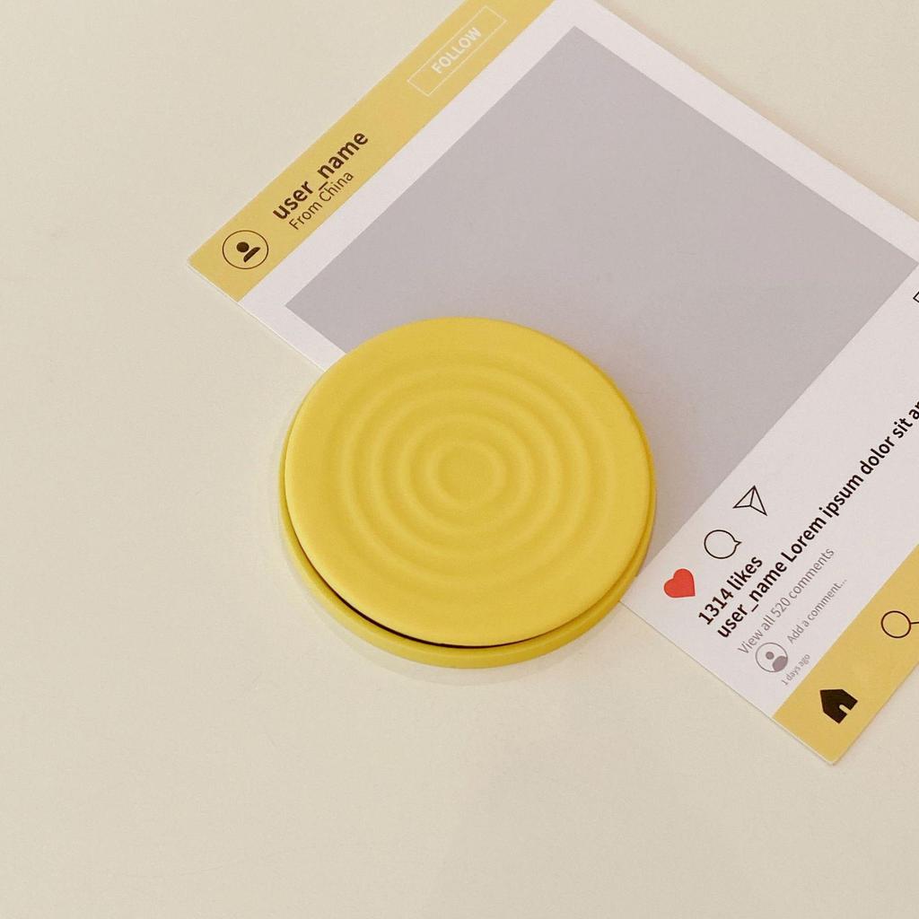 Water Ripple Silicone Phone Case with Magnetic Folding Stand