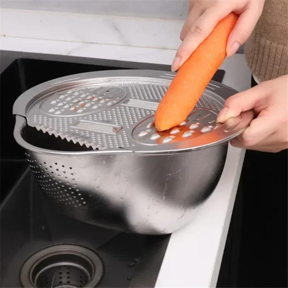 Multifunctional Kitchen Drain Basin with Grater