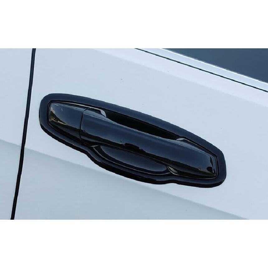 ABS Black Cover Trim For VW Golf MK7 MK7.5 Exterior Side Door Handle 2014-2019