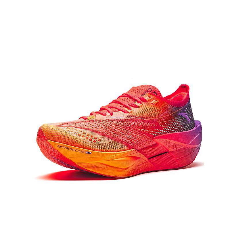 New Anta C202 6.0 PRO Anti-Slip And Wear-Resistant Breathable Low-Top Casual Running Shoes Women's Orange Red Purple 122445571-1