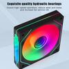 12cm ARGB 4-Pin PC-Gehäuselüfter Leise Kühlung 12V Hohes Luftvolumen 800-1600 U/Min Für Desktop Gaming PC Build