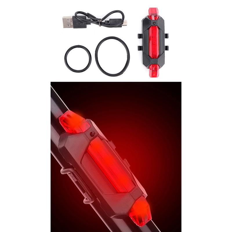 Usb Rechargeable Bike Tail Light Night Riding Safety Warning Light 918 Tail Light Led Bike Light Riding Equipment