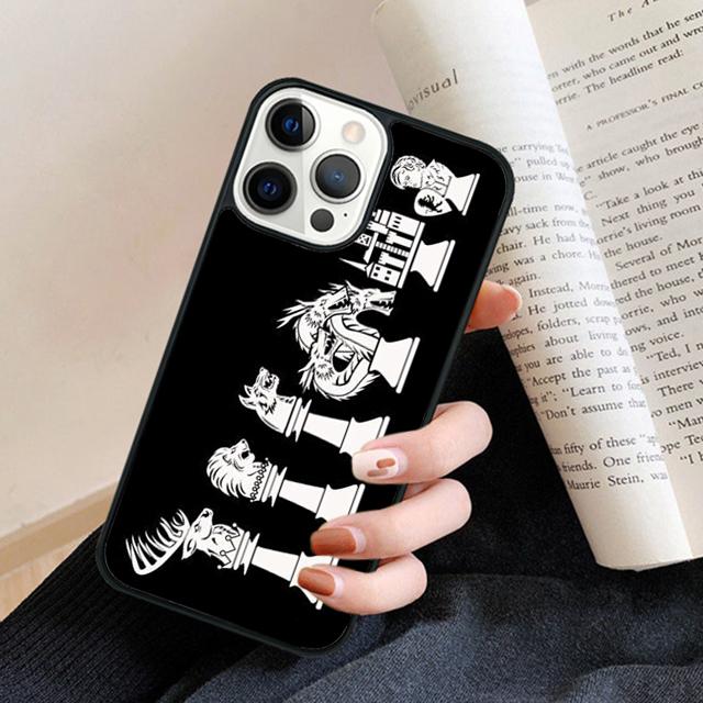 Chess Board Pieces Phone Case Back Cover for IPhone 18 17 Air 16 15 14 13 11 12 Pro Max Plus Fundas Coque