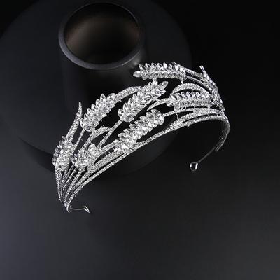 Luxe Bruids Tiara Kristal Strass Goud Europese en Amerikaanse Kroon Verjaardag Bruiloft Haaraccessoires Trouwjurk Sieraden Accessoires